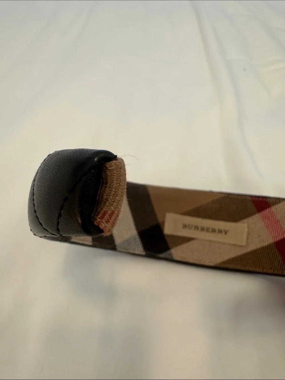 Burberry Black Quilted Headband with Signature Check Lining
